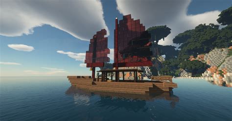 Japanese Junk Ship Minecraft Map