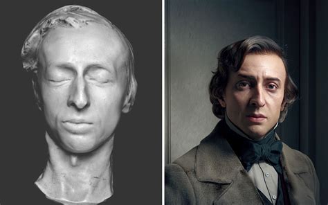 Illustration Of Frédéric Chopin According To His Bust By Hadi Karimi