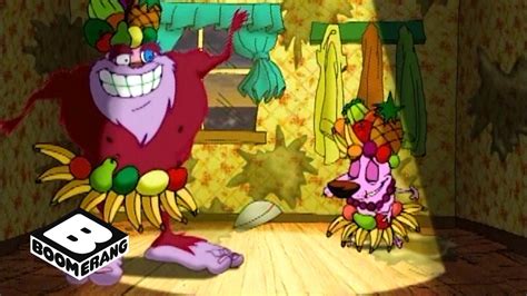 Courage The Cowardly Dog Courage Vs Big Foot Boomerang Youtube