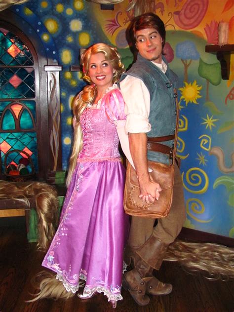 Meeting Rapunzel And Flynn Rider At The Tangled Meet And Greet Area A