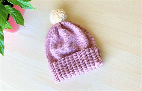 How To Knit A Hat Beginners Tutorial Kremi