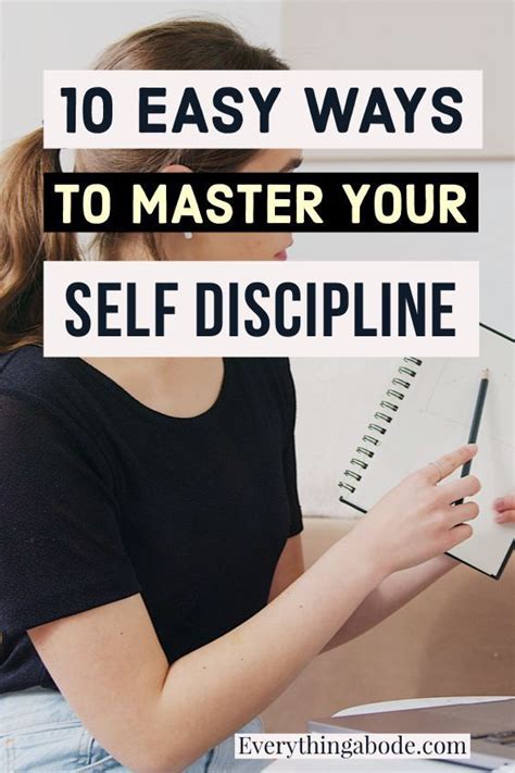 10 Brilliant Ways To Master Your Self Discipline Self Discipline