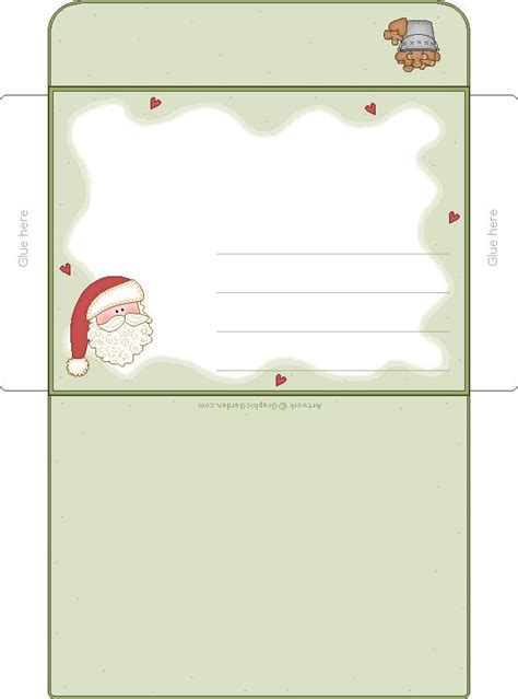 Printable envelope for letter from santa. 77 best images about Printable Envelope on Pinterest ...