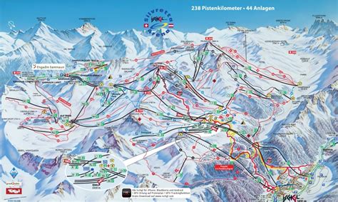 Galtur Piste Map Skiing In Galtur