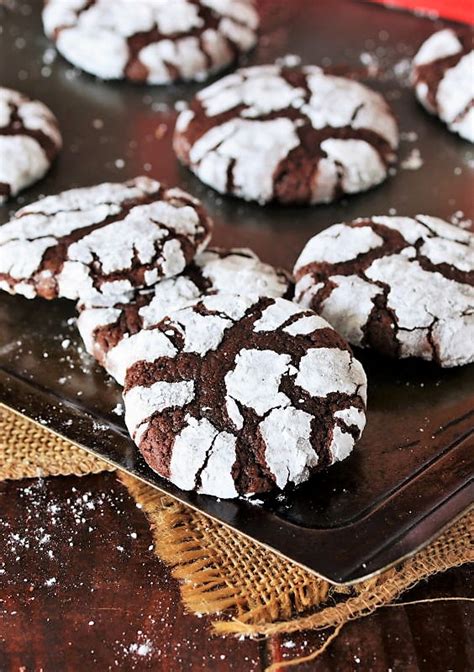 Brownie Mix Chocolate Crinkle Cookies The Kitchen Is My Playground