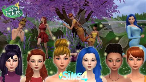 Tinkerbell Main Cast Cc Links The Sims 4 Create A Sim Youtube
