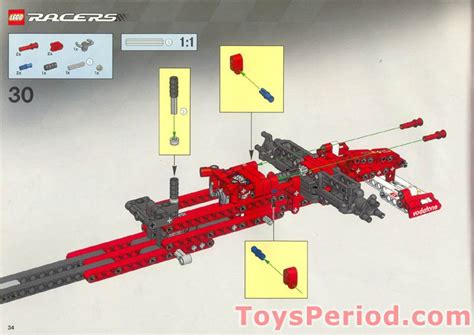 Lego 8386 Ferrari F1 Racer 110 Set Parts Inventory And Instructions