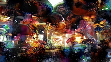 Mushroom Forest Deepdream