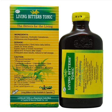 Capital 02 Living Bitters Tonic Herb Bitters To Help Stomach Digestion