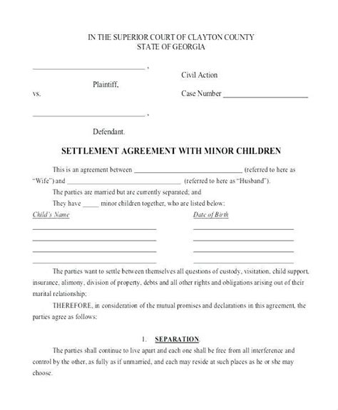 Sample Of Custody Agreement Letter