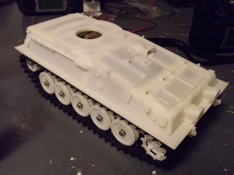 Remote Control Scorpion Fv101 Tank Is First In A Squadron Of 3d Printed