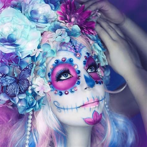 Instagram Post By Rekii • Oct 4 2015 At 7 51am Utc Sugar Skull Makeup Skull Makeup