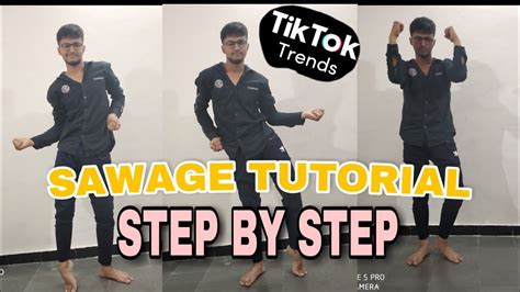 savage tiktok dance tutorial step by step for beginners youtube