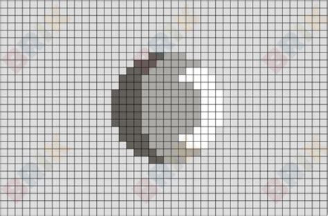Planet Mercury Pixel Art Mercury Planet Bit Art Pixel Pattern Beaded Cross Stitch Lego
