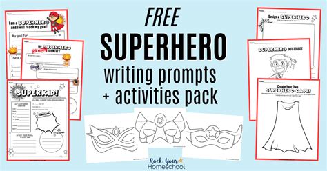 Free Superhero Writing Prompts And More To Boost Creativity Rock Your