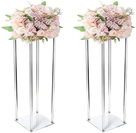 Wholesale Acrylic Flower Vase Clear Flower Vase Table Centerpiece