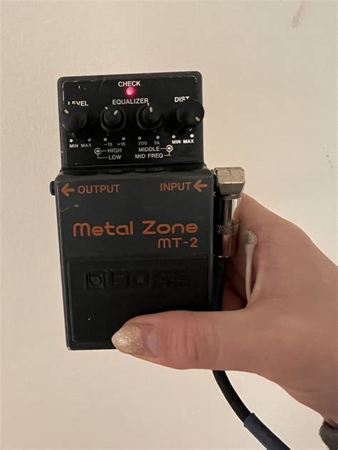 Boss Metal Zone Guitar Distortion Mt 2 761294020937 Ebay