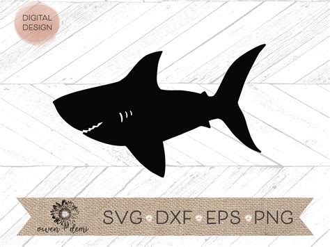 Shark Svg Shark Cricut Cut File Shark Silhouette Cut File Etsy