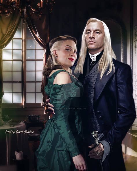 The Malfoy Couple Lucius X Narcissa By Opalchalice On Deviantart