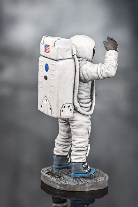 Astronaut Nasa Buzz Aldrin 132 Spaceman Model Hand Painted Etsy In