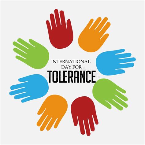 International Day For Tolerance Stock Illustration Illustration Of