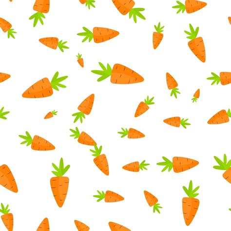 Seamless Carrot Pattern 2443899 Vector Art At Vecteezy