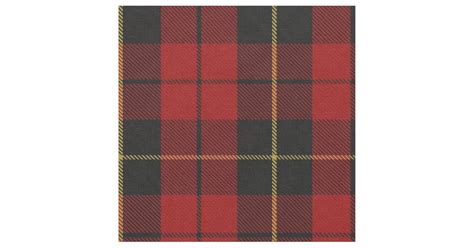 Clan Wallace Scottish Tartan Plaid Fabric Zazzle