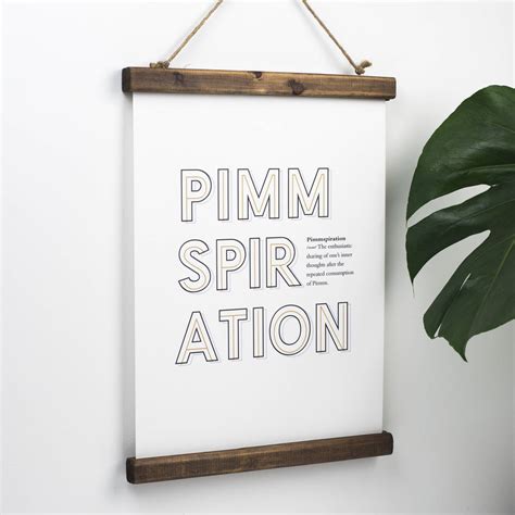 Witty Pimms Definition Print By Bespoke Verse