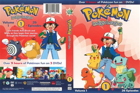 Pokemon Indigo League Volume 1 Dvd Cover 2014 R1
