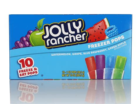 Ice Pops Freezer Bar Variety Pack 1 Box Each Of Jolly Rancher