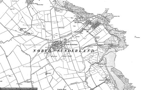 Old Maps Of North Sunderland Northumberland Francis Frith