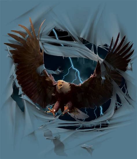 The Prophetic Breaking Thru Anointing Eagle Fantasy Artwork