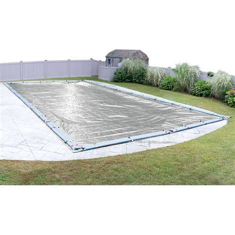 Pool Mate 10 Year Heavy Duty Silver In Ground Winter Pool Cover 30 X