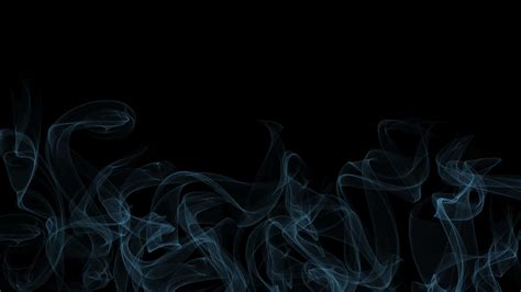 Download Blue Smoke On A Black Background