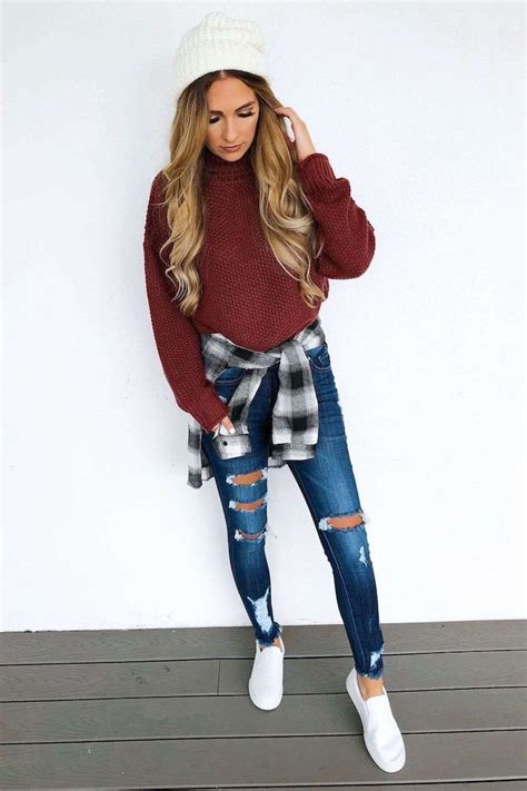 1001 Ideas For Trendy And Cute Outfits For School Cute Fall Outfits