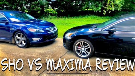 Nissan Maxima Vs Ford Taurus Sho Tt Awd Review 0 60mpgcomfort We Take