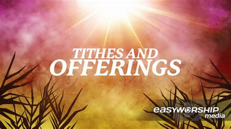 Bright Palm Sunday Tithes And Offerings By Centerline New Media