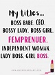 98 Lady Boss Quotes (+ Images) | Adorned Heart