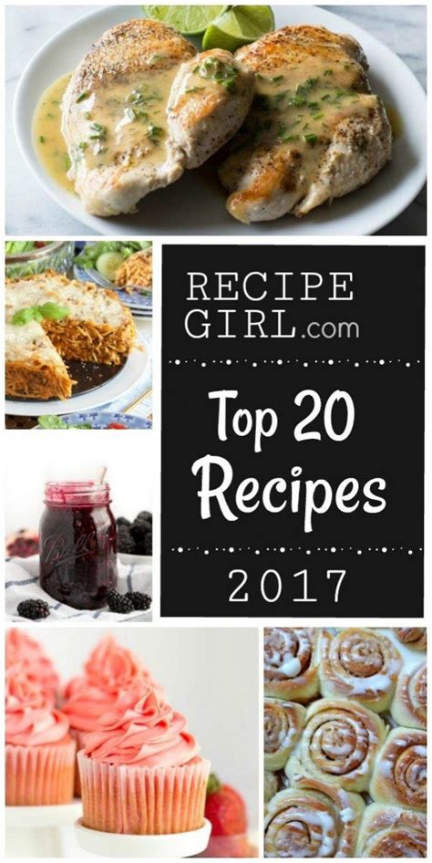 Top 20 Most Popular Recipegirl Recipes 2017 Recipe Girl Recipes