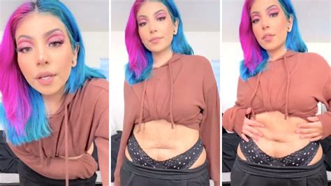 mom records powerful message for other moms who shame her postpartum stomach my body is not