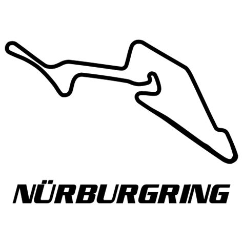 Autocollant Circuit Nurburgring Allemagne