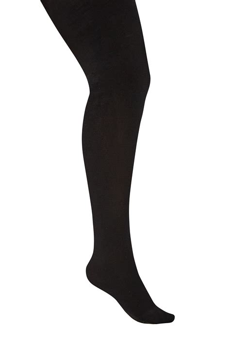 Black Thermal 300 Denier Tights Yours Clothing