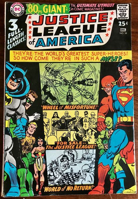 The Justice League Of America Comic Book Is On Display