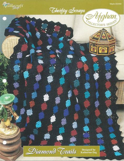 Diamond Trails Crochet Afghan Pattern Afghan Collectors Etsy
