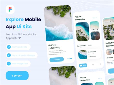 Explore Mobile App Ui Kits Template Uplabs