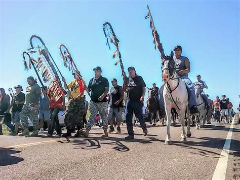 Native American Pipeline Protest Halts Construction In N Dakota