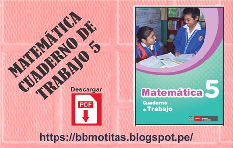 Cuaderno De Trabajo MatemÁtica 5 ~ Materiales Educativos Para Inicial