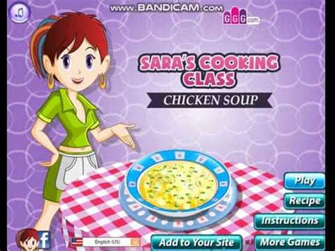 Hoy nos trae una de sus especialidades, los scones. Cocina Con Sara:Sopa de Pollo, Long Gameplay. - YouTube