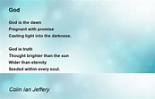 God - God Poem by Colin Ian Jeffery