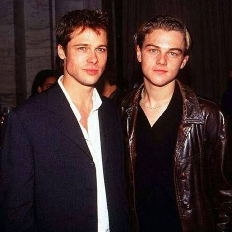 Rare Photographs Of Leonardo Dicaprio Johnny Depp And Brad Pitt All Together In The Early 1990s